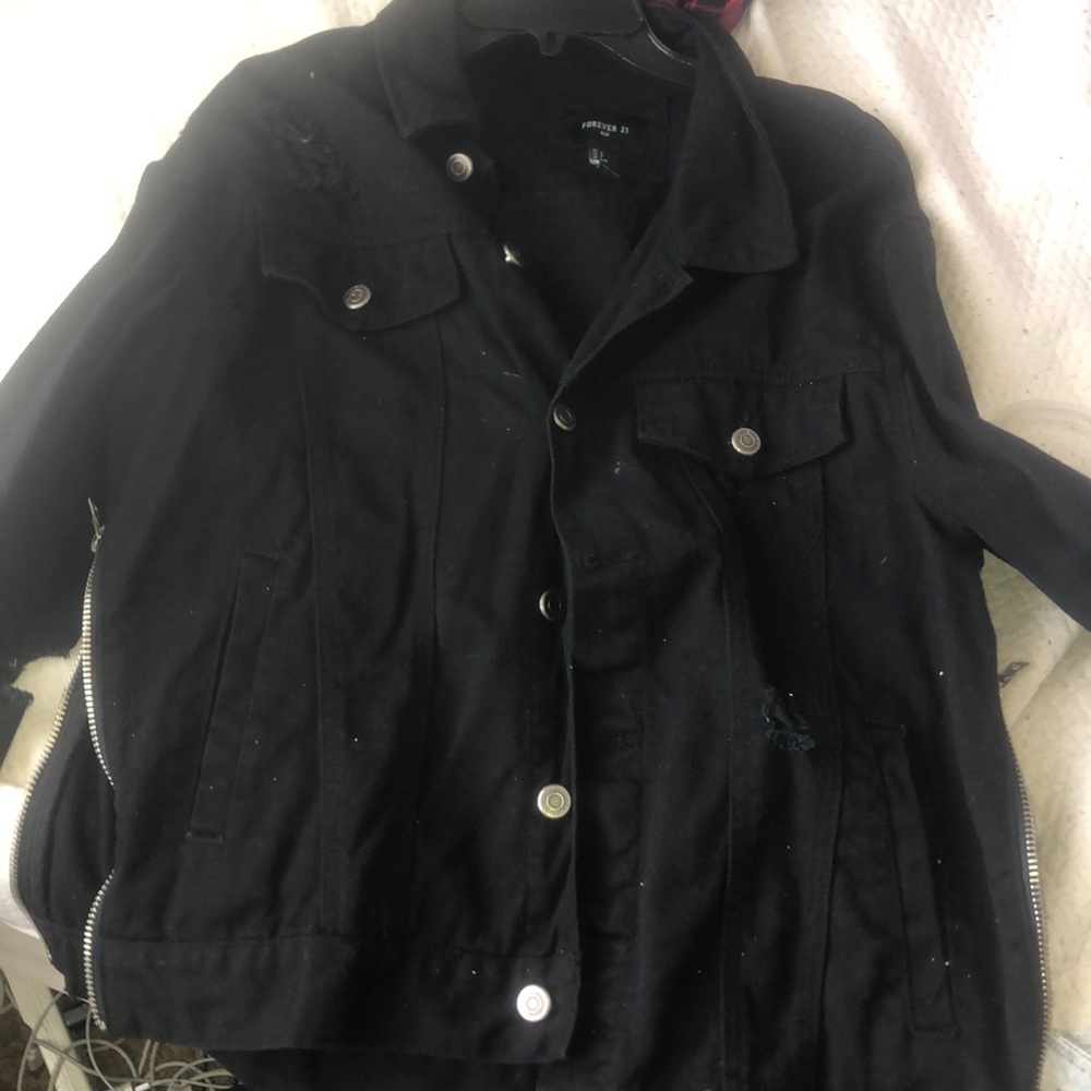 Distressed jacket